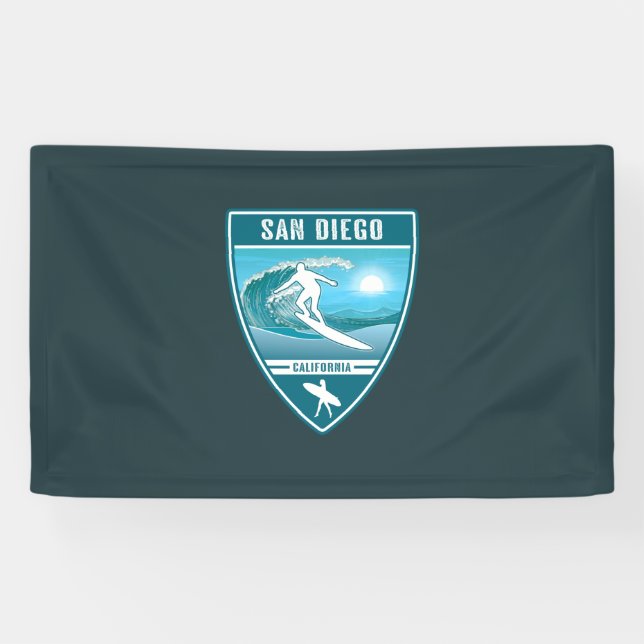 Banderoles Surf de San Diego (Horizontal)