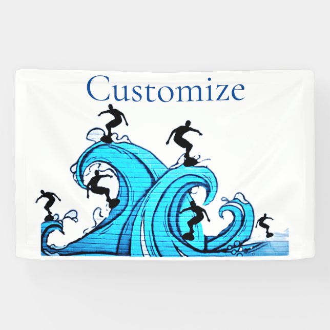 Banderoles Surfers Partout Thunder_Cove (Horizontal)