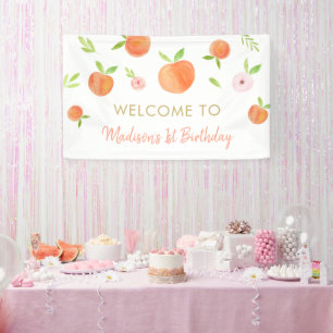 Banderoles Sweet As A Peach Anniversaire