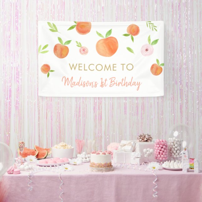 Banderoles Sweet As A Peach Anniversaire (Fête)