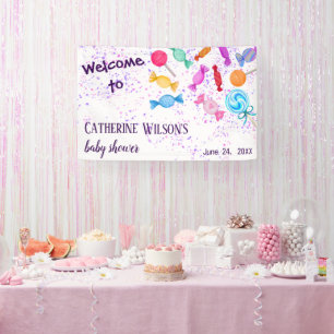 Banderoles Sweets Lollipops Mère pour être Baby shower