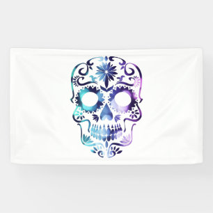 Banderoles Symbole de crâne d'horreur