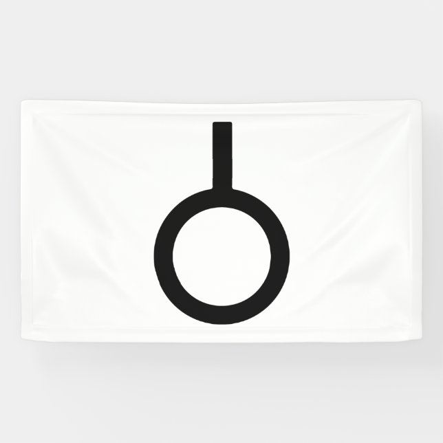 Banderoles Symbole du genre neutrois (Horizontal)