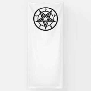 Banderoles Symbole pentagramme classique