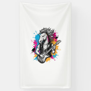 Banderoles T-Shirt Desi avec gravure vintage de joueur de gui