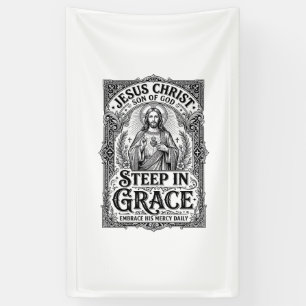 Banderoles T-shirt graphique Jésus amateur de thé chrétien