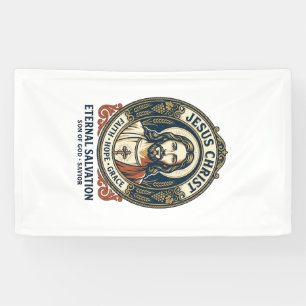 Banderoles T-shirt graphique pour hommes Jésus Barber Christi