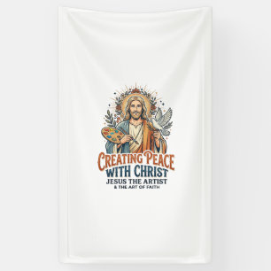 Banderoles T-Shirt Hobby Aquarelle Jésus Foi Inspirationnelle