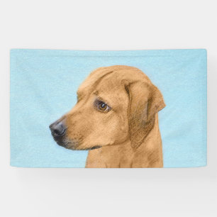 Banderoles Tableau Rhodesian Ridgeback - Art Chien original