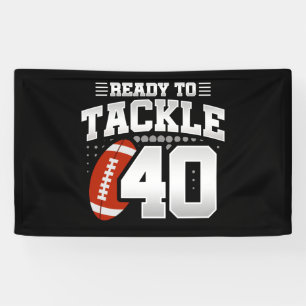 Banderoles Tackle 40e anniversaire 40 ans Couples Anniversair