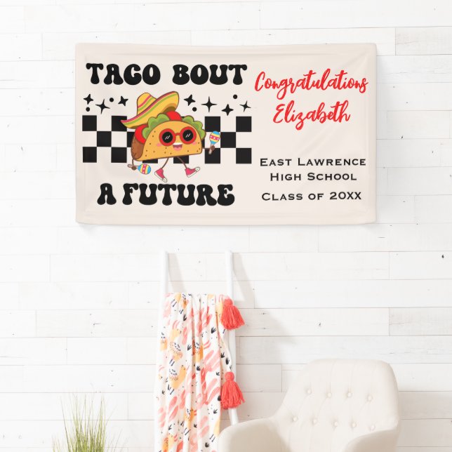 Banderoles Taco Bout un futur diplôme de Fiesta (En situation)