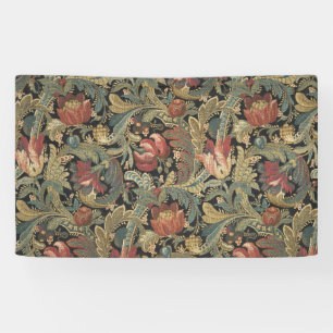 Banderoles Tapisserie florale riche Brocade Antique Classique