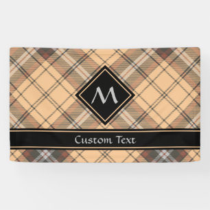 Banderoles Tartan beige et Brown