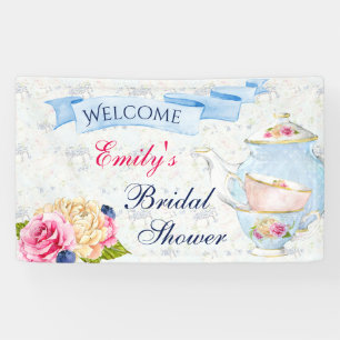 Banderoles Tea Party Roses Teapot