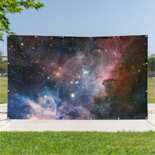 Banderoles Télescope Nebula Hubble Carina Rouge et Bleu