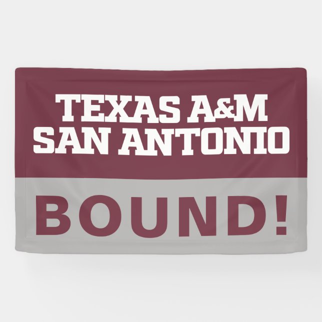 Banderoles Texas A&M San Antonio (Horizontal)