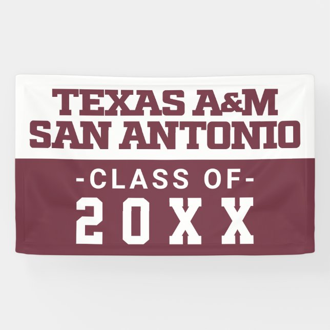 Banderoles Texas A&M San Antonio (Horizontal)