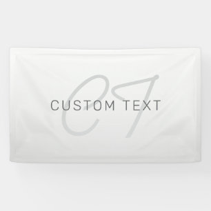 Banderoles Texte modifiable pour entreprise, salutation ou no