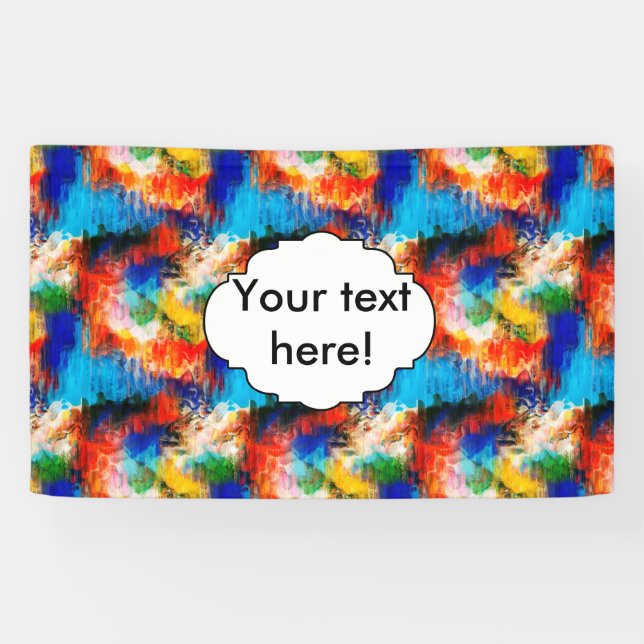 Banderoles Texture colorée (Horizontal)