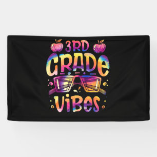 Banderoles Tie teinture 3e classe vibe Enseignant Premier jou