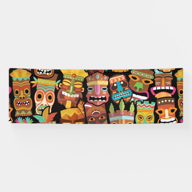 Banderoles TIKI Pattern 4 (Horizontal)