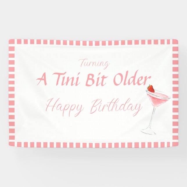 Banderoles Tini Bit Older - Berry Drink Theme (Horizontal)