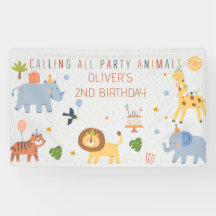 Tous les fêtards Safari Zoo Anniversaire