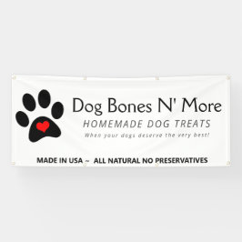 Banderoles Traite de chien boulangerie affaires | Boot person