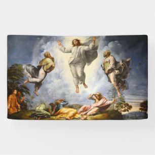 Banderoles Transfiguration du Christ - Raphaello Sanzio 1520