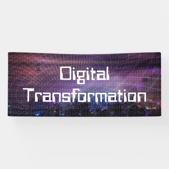 Banderoles Transformation numérique pour les entreprises (Horizontal)