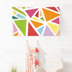 Banderoles Triangles colorés motif 4