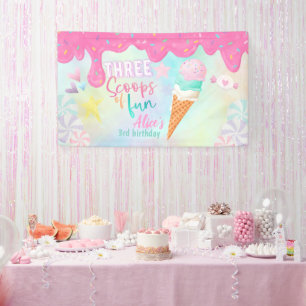 Banderoles Trois Scoops de Fun