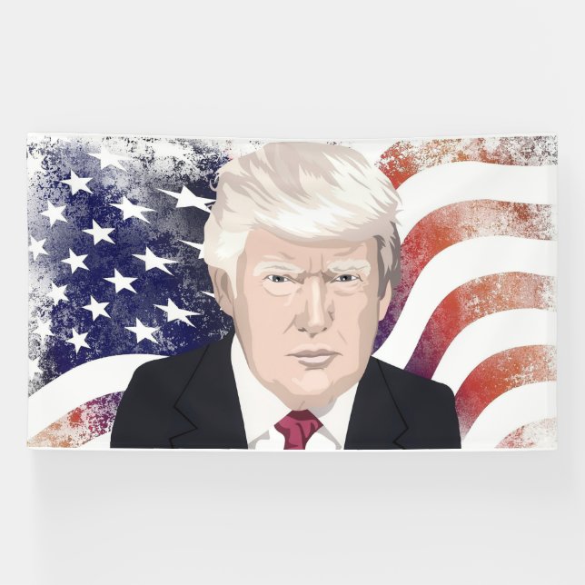 Banderoles Trump (Horizontal)