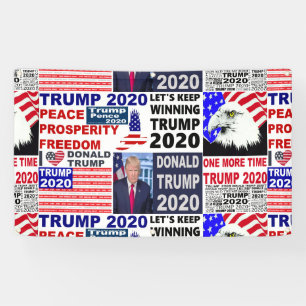 Banderoles Trump 2020 Medley populaire