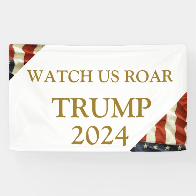Banderoles Trump 2024 (Horizontal)