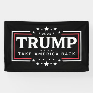 Banderoles Trump 2024 Reprenez l'Amérique