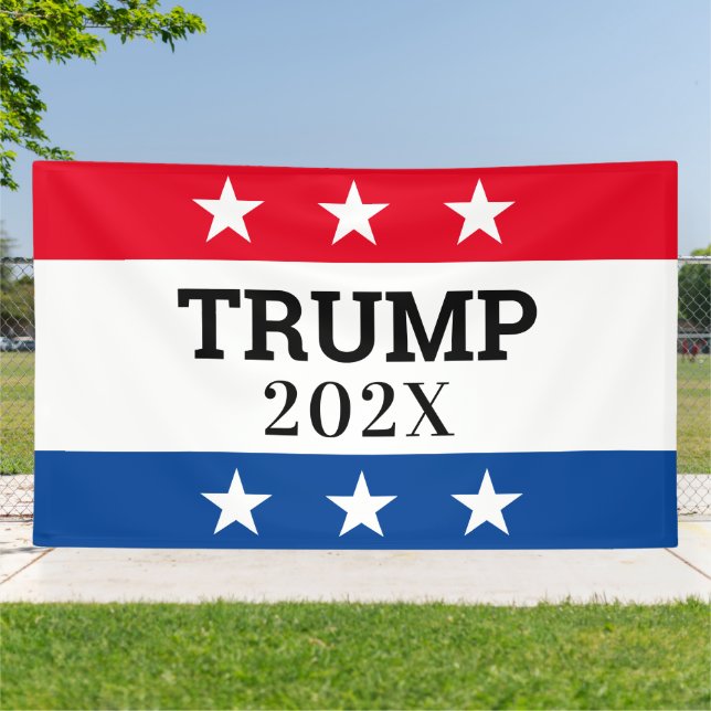 Banderoles Trump 202X (Dehors)