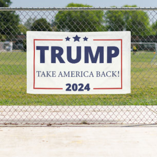 Banderoles Trump a repris l'Amérique en 2024