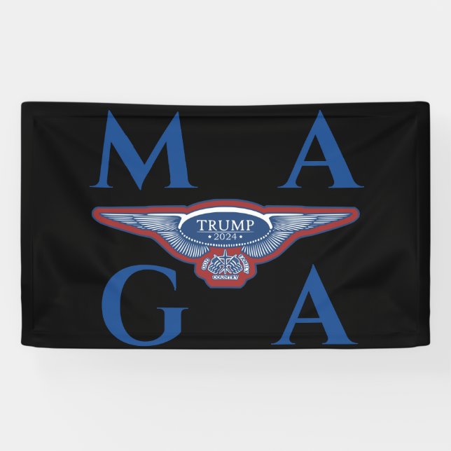 BANDEROLES TRUMP AILES D'AVION 2024 (Horizontal)