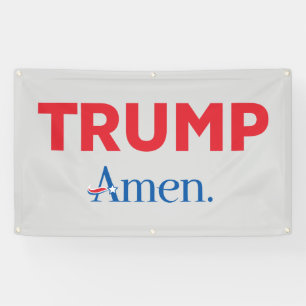 Banderoles Trump Amen