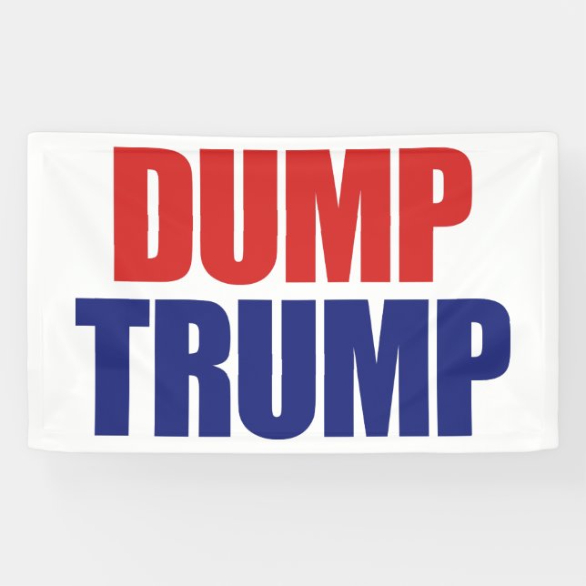 Banderoles Trump - Empêcher le président Trump (Horizontal)