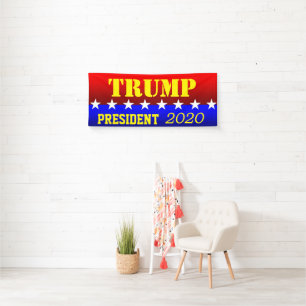 BANDEROLES TRUMP POUR LE PRÉSIDENT