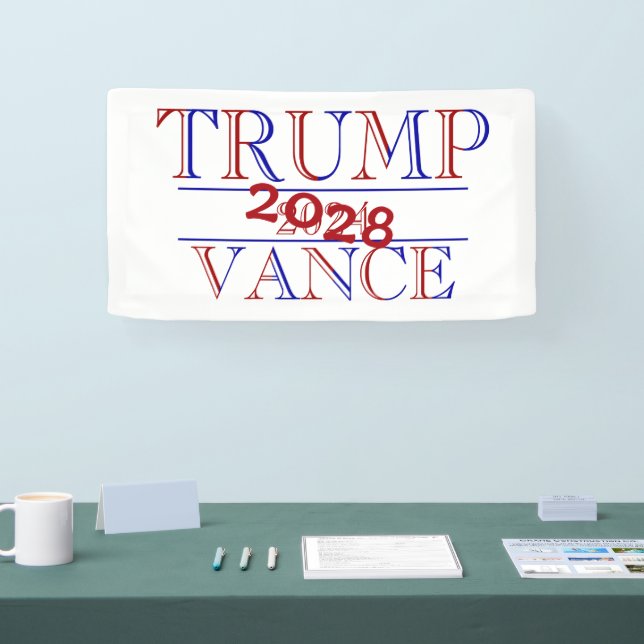 Banderoles Trump Vance 2024 - 2028? (Salon professionnel)