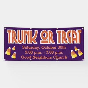 Banderoles Trunk Or Treat Maïs Sucré