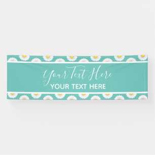 Banderoles Turquoise Joli Petit Marguerite