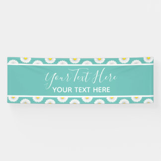 Banderoles Turquoise Joli Petit Marguerite