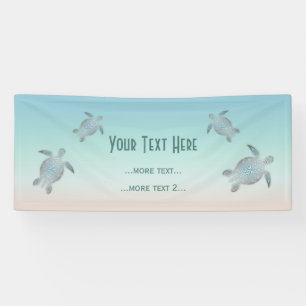Banderoles Turtles Beach Style Maritime Côtier