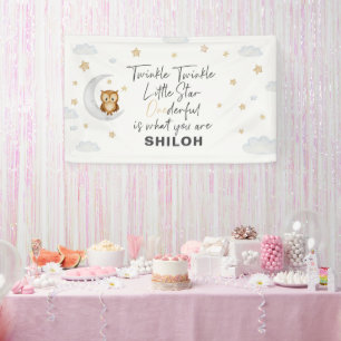 Banderoles Twinkle Little Star 1er anniversaire