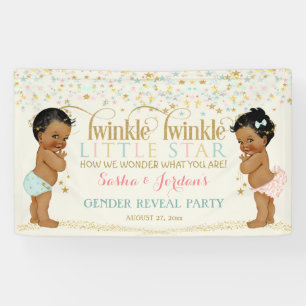Banderoles Twinkle Little Star Baby Genre Neutre Ethnique