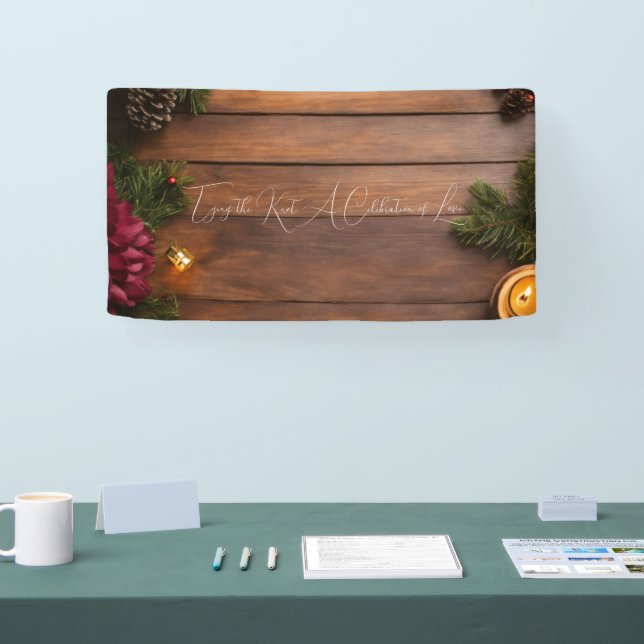 Banderoles #TyingtheKnot : FêteDeL'AmourBanner (Salon professionnel)